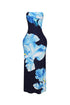 Roja Floral Printed Tube Maxi Dress