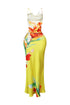 Fluid Bias Cut Satin Tank Maxi Dress