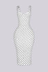Amalfi Polka Dot Halter Midi Dress