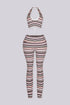 Malibu Stripe Knit Top & Pants SET