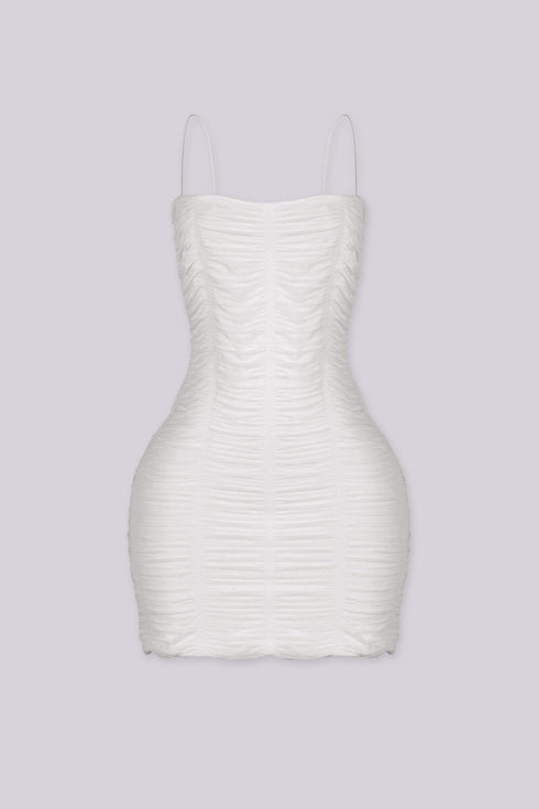 Rosy Temptation Mini Dress