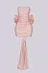 Samie Sparkly Bow Tube Mini Dress