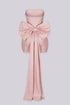 Samie Sparkly Bow Tube Mini Dress