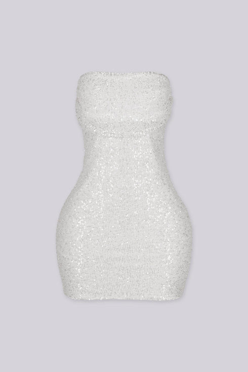 Delilah Pearl Sequin Mini Dress
