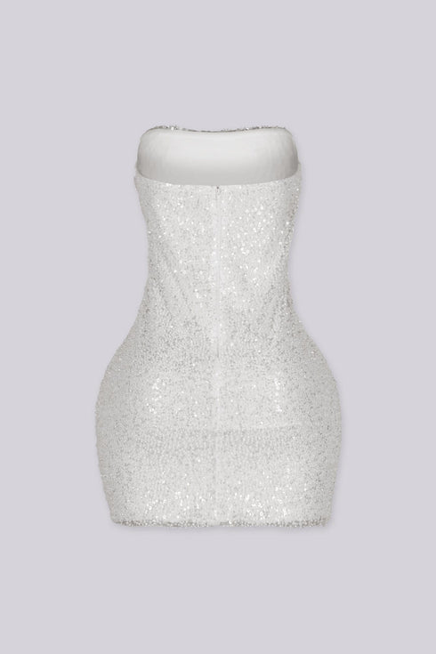 Delilah Pearl Sequin Mini Dress