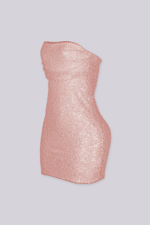 Delilah Pearl Sequin Mini Dress