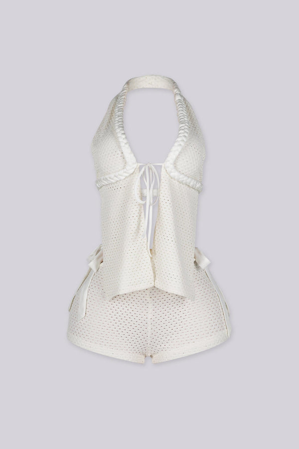 Mellow Braided Top & Shorts SET