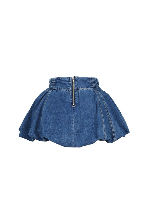 Bloomington Buckled Denim Skort