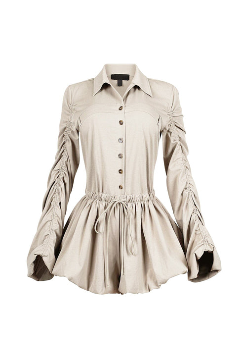 Con estilo Long Sleeve Cargo Romper