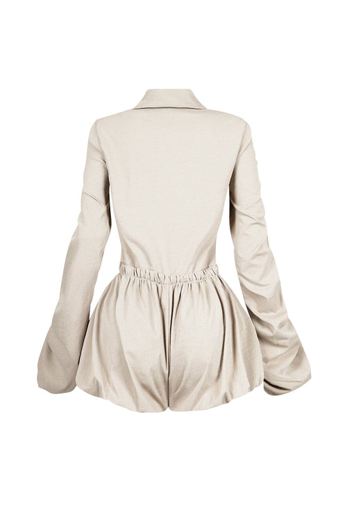 Con estilo Long Sleeve Cargo Romper