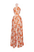 Whispering Breeze Chiffon Halter Jumpsuit