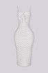 Selvia Polka Dot Midi Dress