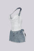Varsity 8 Denim Mini Dress
