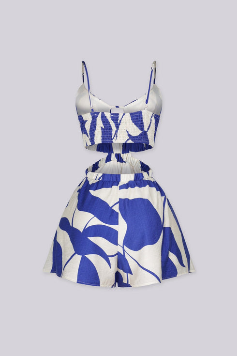 Ink Storm Cutout Romper