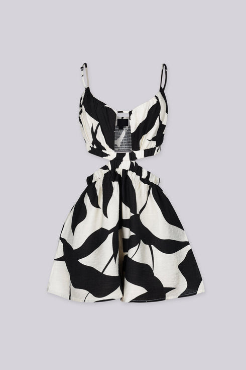 Ink Storm Cutout Romper