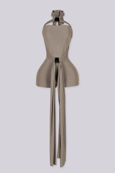 Zyvra Luxe Halter Romper