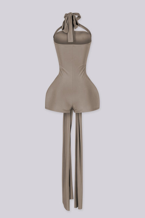 Zyvra Luxe Halter Romper
