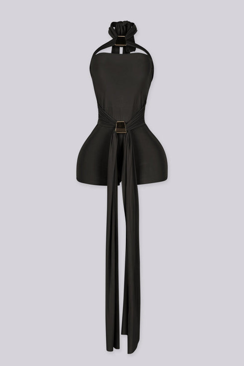 Zyvra Luxe Halter Romper
