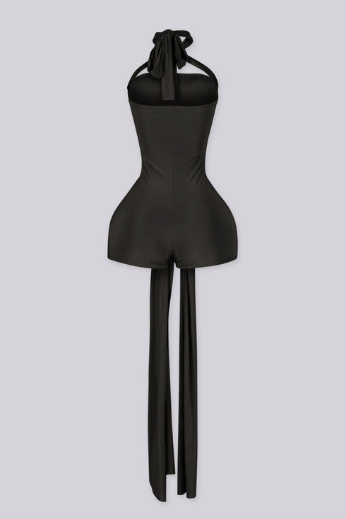 Zyvra Luxe Halter Romper