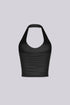 Discoketa Cross Halter Top