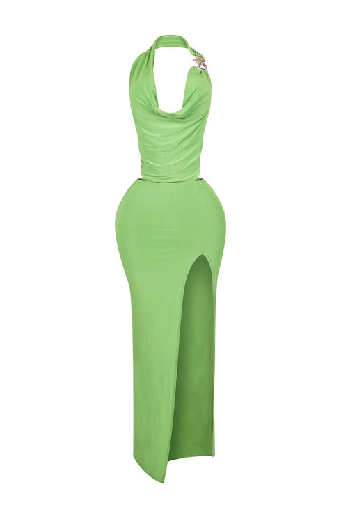 Starfish Cutout One Shoulder Maxi Dress