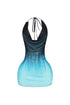 Turquoise Cowl Neck O Ring Mini Dress