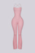 Cereza Ribbed Lace Up Jumpsuit