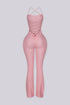 Cereza Ribbed Lace Up Jumpsuit