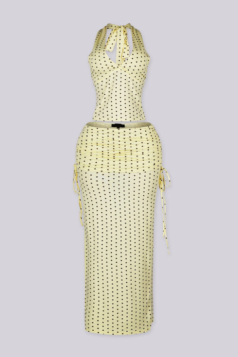 Limonetta Halter Top & Maxi Skirt SET