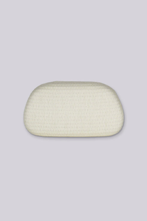 Mae Raffia Woven Clutch