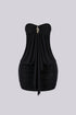 Blackhole Drape Mini Dress