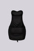 Blackhole Drape Mini Dress