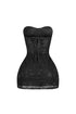 Affluent Floral Lace Tube Mini Dress
