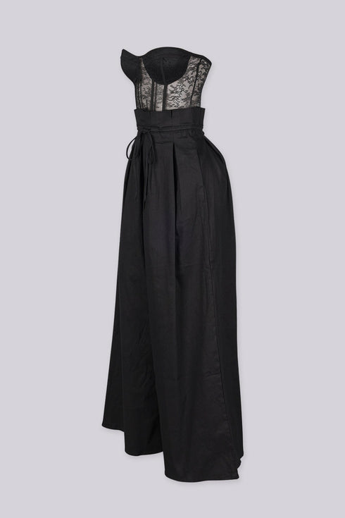Orla Sheer Lace Corset Jumpsuit