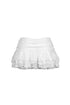 Girls Aesthetic Floral Lace Mini Skirt