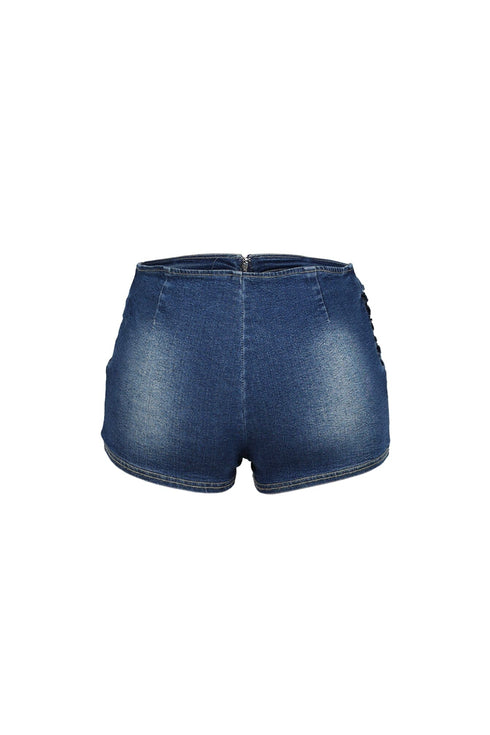 Indigoa Denim Micro Shorts