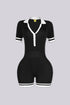 Amie Polo Knit Romper