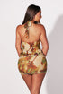 Liona Draped Halter Mini Dress