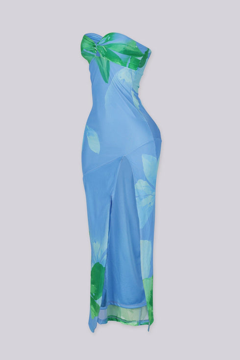Zia Twist Tube Midi Dress