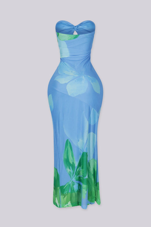 Zia Twist Tube Midi Dress