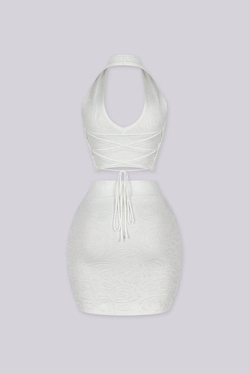 Fiera Heat Knit Top & Skirt SET
