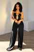 Charmer Strapless Snake Jumpsuit