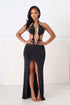 Nexus Halter O Ring Maxi Dress
