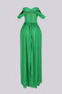 Green Corset Maxi Dress