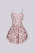 Pink Juliet Sequin Mini Dress