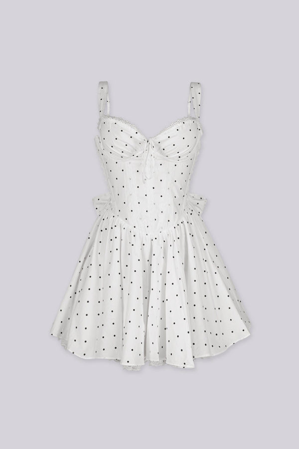 Retro Romance Polka Dot Mini Dress