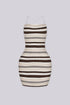 Edge Striped Mini Dress