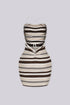 Edge Striped Mini Dress
