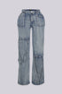 Y2K Studded Denim Jeans