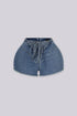 Festival Frayed Double Denim Shorts